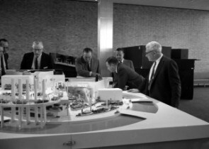 World's Fair Display with Walt Disney and Henry Ford II